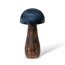 Load image into Gallery viewer, Navy Blue Lacquer Wooden Mushroom
