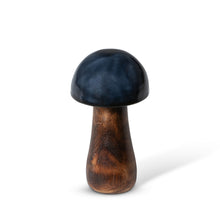 Load image into Gallery viewer, Navy Blue Lacquer Wooden Mushroom
