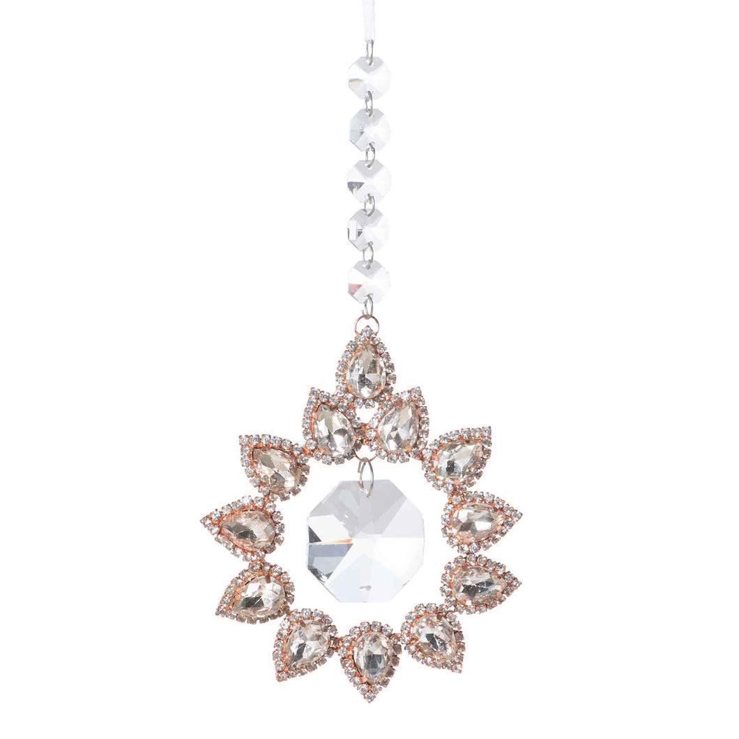 Crystal Gem Brooch Ornament