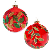 Load image into Gallery viewer, Beaded Leaf Pattern Ornament
