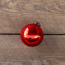 Load image into Gallery viewer, Antique Shiny Ruby Glass Ball Orn
