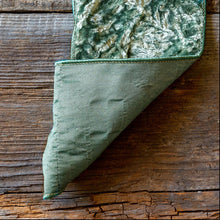 Load image into Gallery viewer, Crushed Velvet Ribbon Spruce
