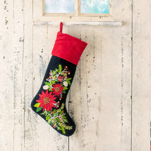 Load image into Gallery viewer, Poinsettia Stocking
