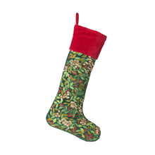 Load image into Gallery viewer, Chirstmas Wreath Velvet Stocking
