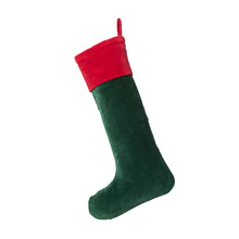 Load image into Gallery viewer, Chirstmas Wreath Velvet Stocking
