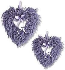 Lavender Heart Wreath