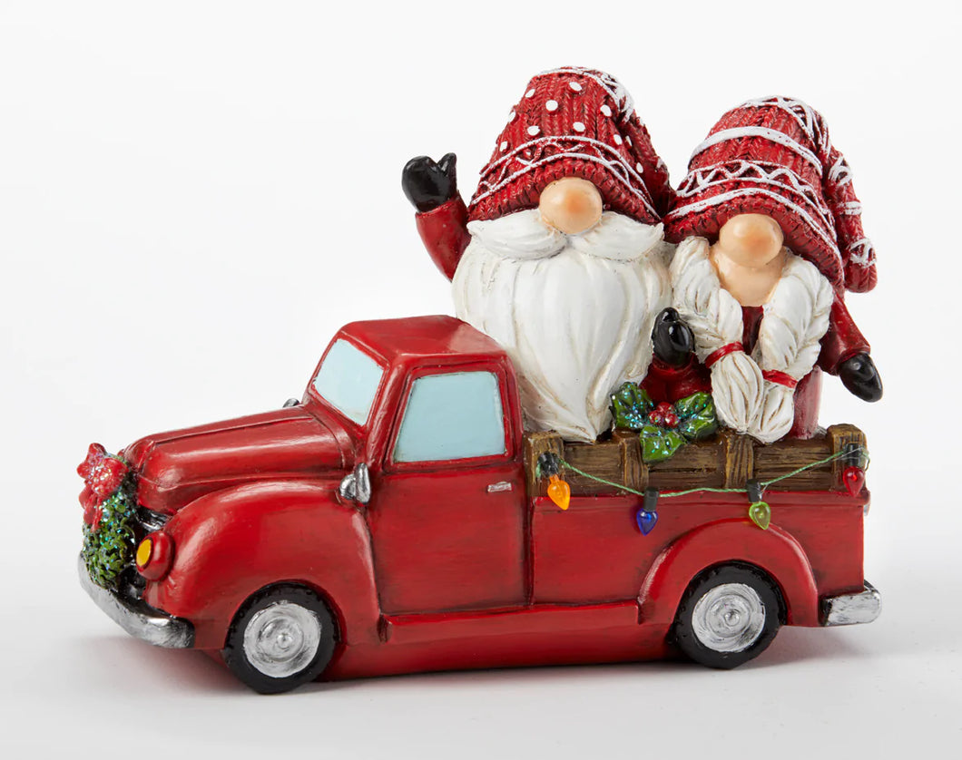 Resin CHR Gnome In Truck