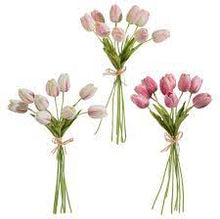 Load image into Gallery viewer, 15&quot; Real Touch Tulip Bundle 3 Asst
