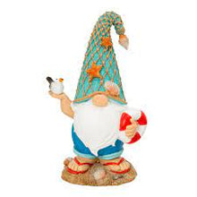 Load image into Gallery viewer, 9.4&quot;H Resin Nautical Gnome
