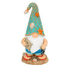 Load image into Gallery viewer, 9.4&quot;H Resin Nautical Gnome
