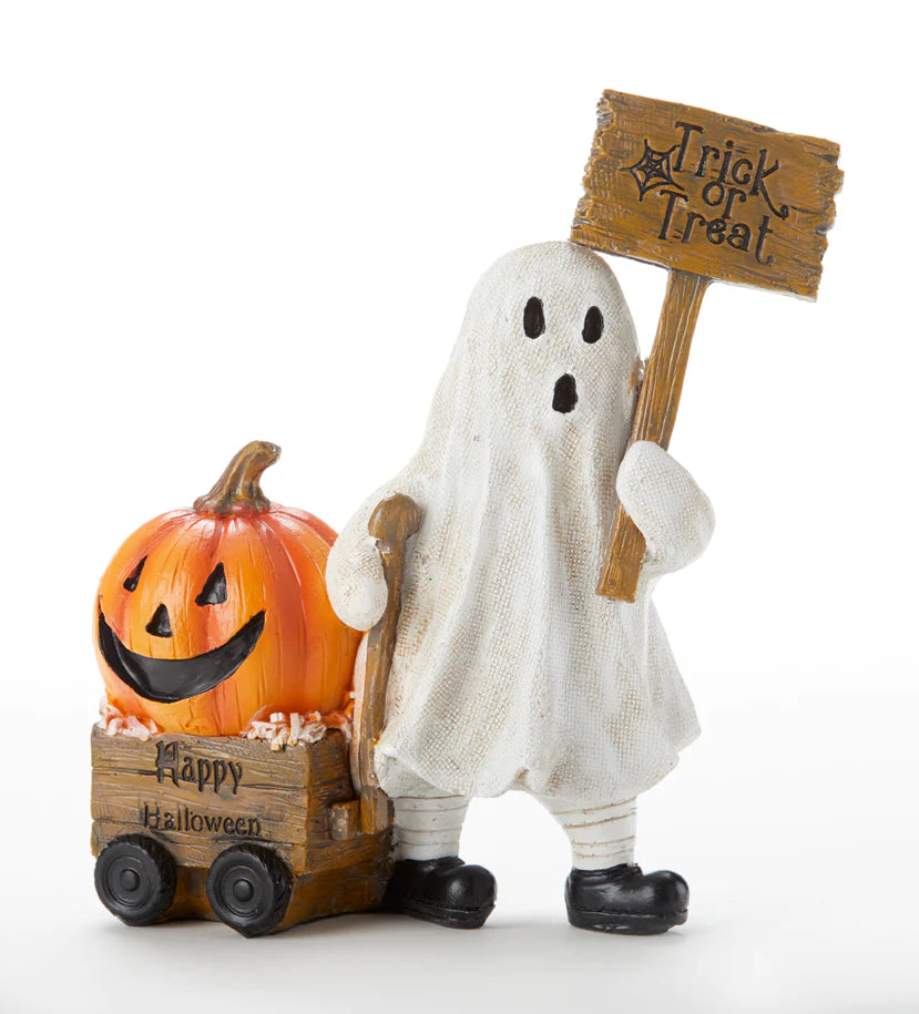 Resin Ghost w/Wagon