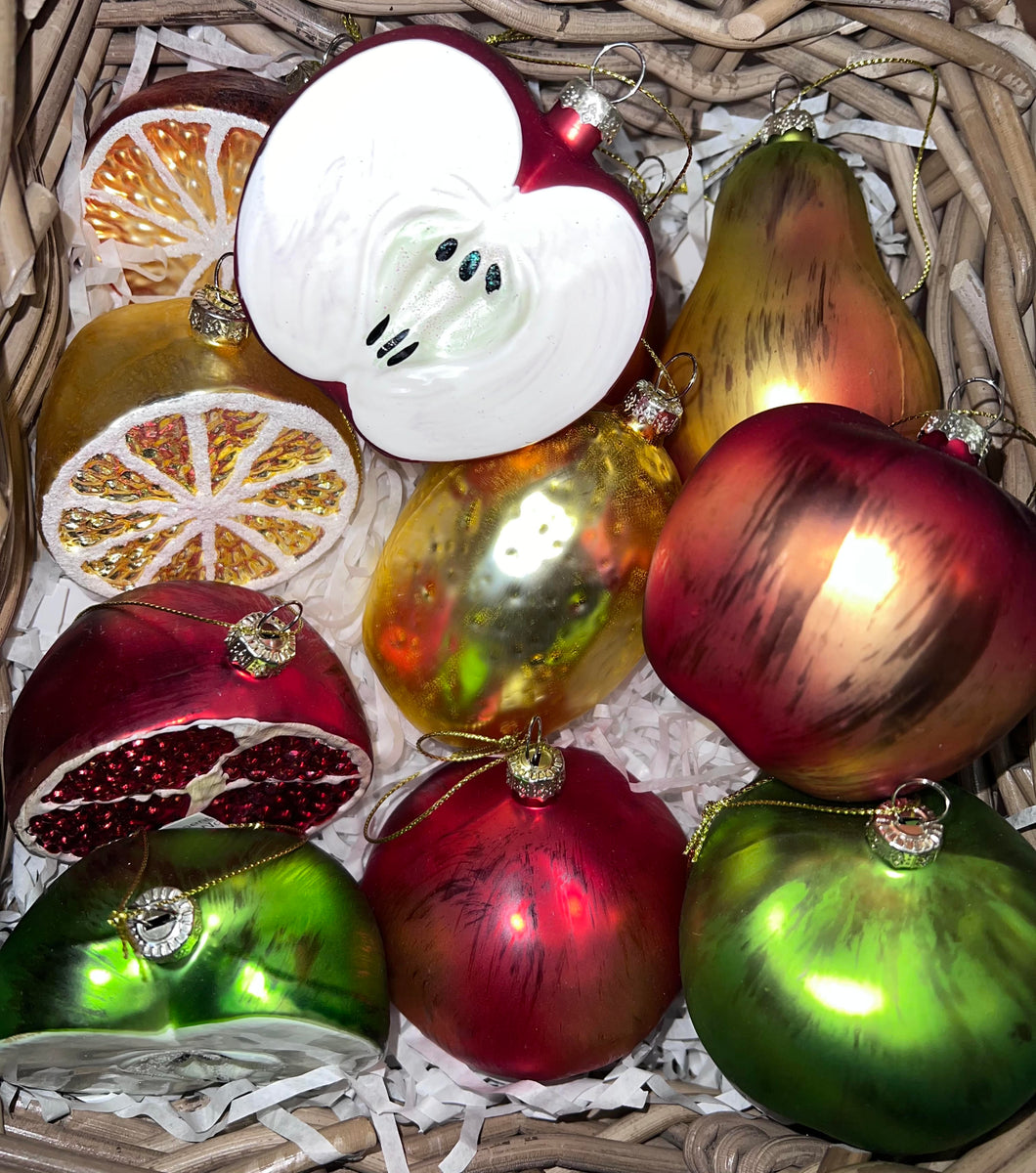 Christmas Fruit Ornament